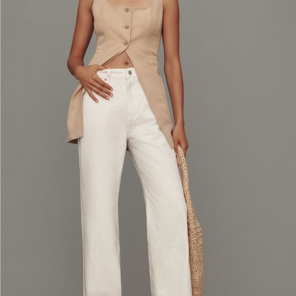 NWOT White Reformation Jeans